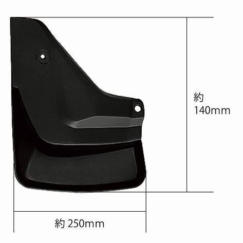 トヨタ ハイエース / レジアスエース 200 系 マッドガード 泥除け 1台分 標準 ワイド 未塗装 1型 2型 3型 4型 5型 6型 HIACE 送料無料_画像3