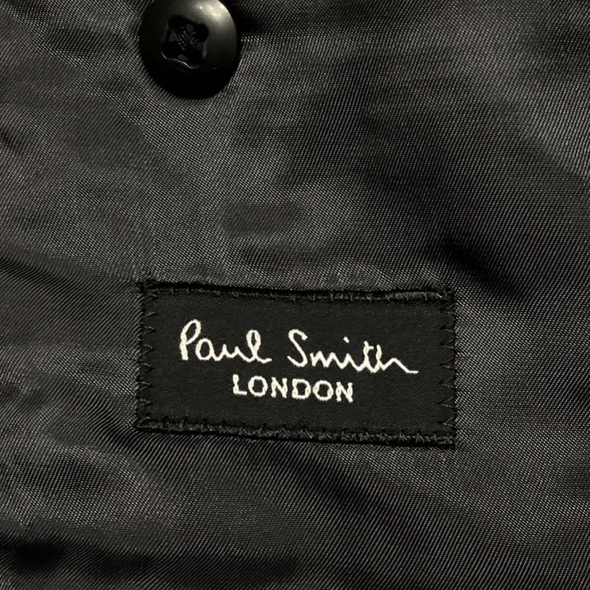 国内正規品 Paul Smith ポールスミス ピンストライプ 2B スーツ セットアップ テーラードジャケット スラックスパンツ L グレー_画像8
