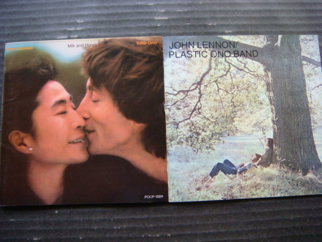 JOHN LENNON/ジョン・レノン「MILK AND HONEY A HEART PLAY」「PLASTIC ONO BAND/ジョンの魂」国内盤 CDの画像1