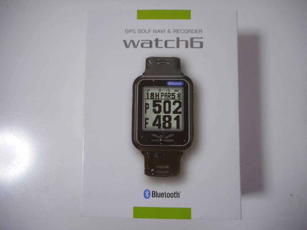 ★イーグルビジョン ウォッチ 6 GPSゴルフナビ 腕時計型 watch6 EV-236BK★