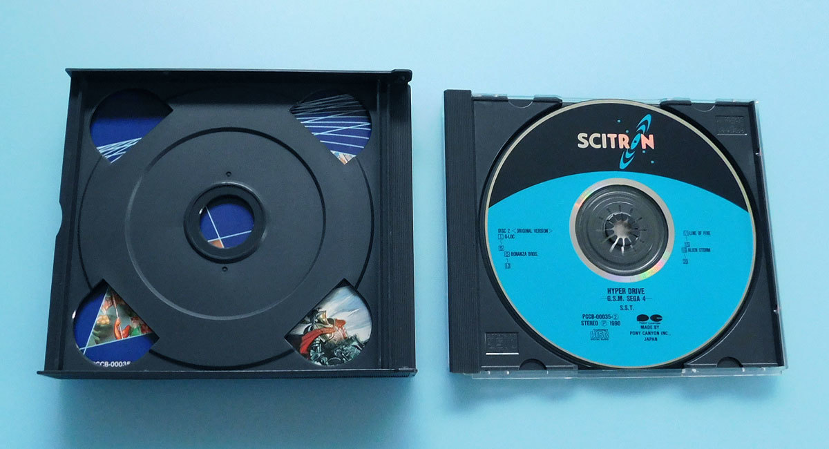 ★2枚組CD セガ ハイパードライブ HYPER DRIVE -G.S.M.SEGA 4- / S.S.T.★サウンドトラック、サントラ、レトロゲームの画像5