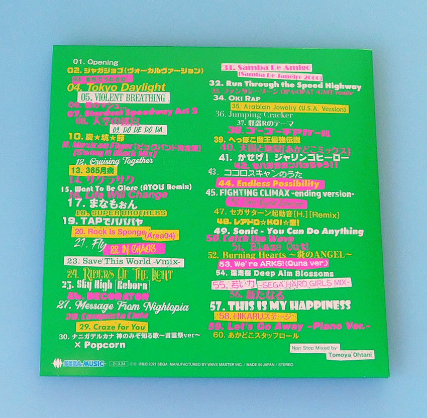 ★CD セガ SEGA 60th Anniversary Official Bootleg DJ Mix★サウンドトラック、サントラ、ゲームミュージック_画像2