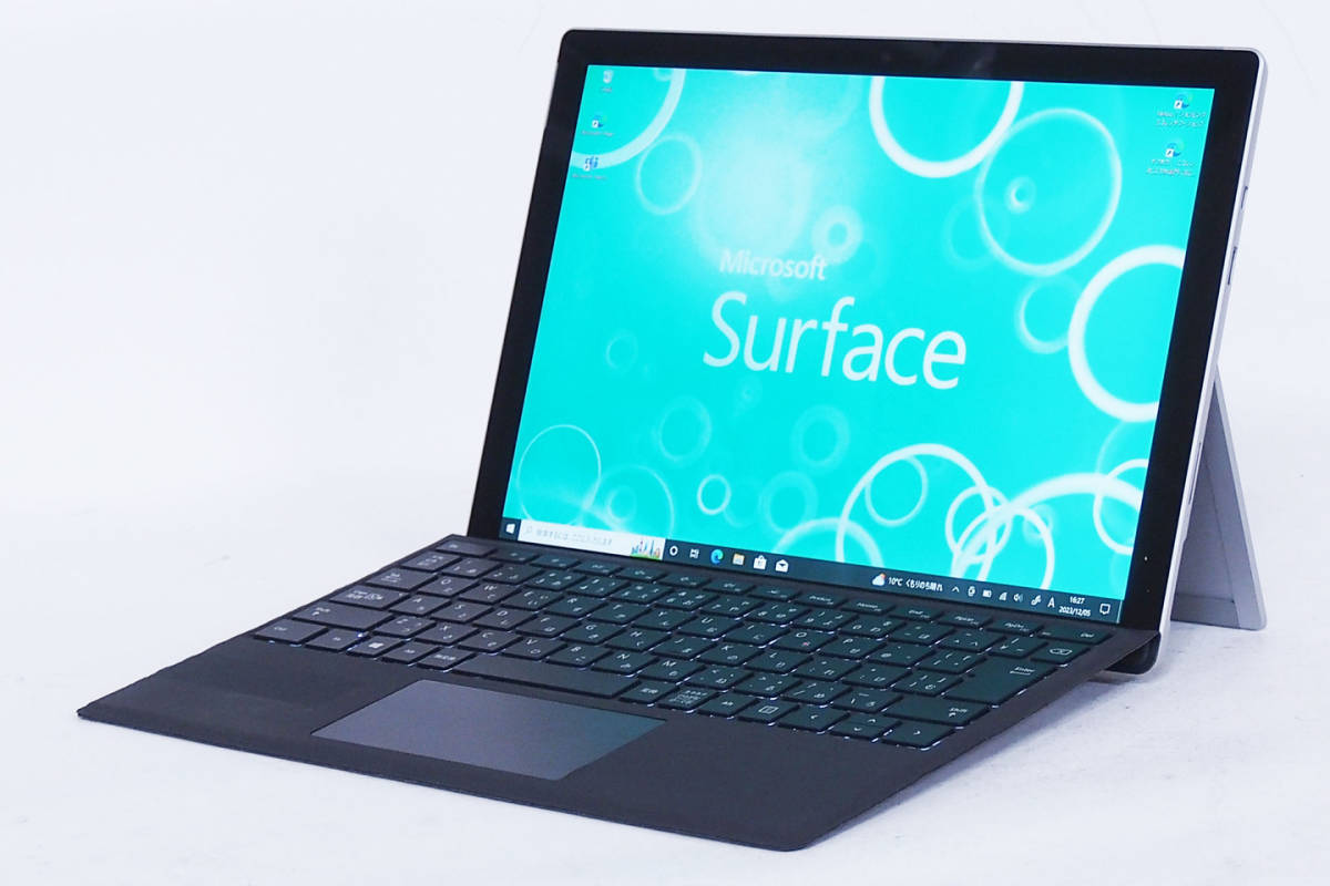 【即配】バッテリー超良好 純正キーボード付 Surface Pro 6 i5-8350U 8GB SSD256GB 12.3型PixelSenseタッチ液晶 顔認証 Win10Proリカバリ