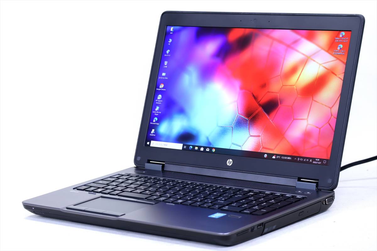 【1円～】ハイパワーモバイルワークステーション！HP ZBook 15 G2 Corei7-4810MQ RAM16G SSD256G Quadro K2000M 15.6FHD Win10_画像1