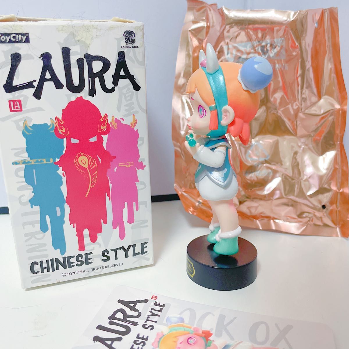 TOYCTIY Lauraローラ中華風シリーズ 検品済み POPMART 牛 TOYCTIY Lauraローラ中華風シリーズ 検品済み POPMART 牛