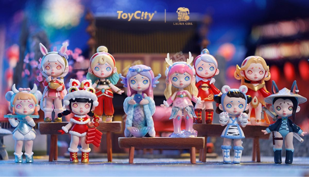 TOYCTIY Lauraローラ中華風シリーズ　検品済み　POPMART 牛 フィギュア