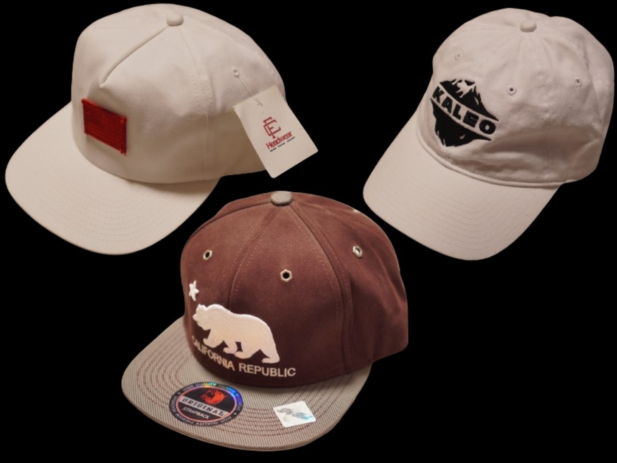 帽子 CAP キャップ 3点　KALEO　CALIFORNIA REPUBLIC　cali headwear　新品　1円スタート_画像1