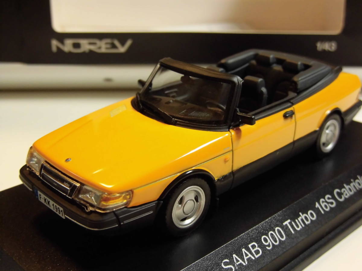  Saab 900 turbo 16S cabriolet [ Norev 1/43 minicar ] NOREV Saab900