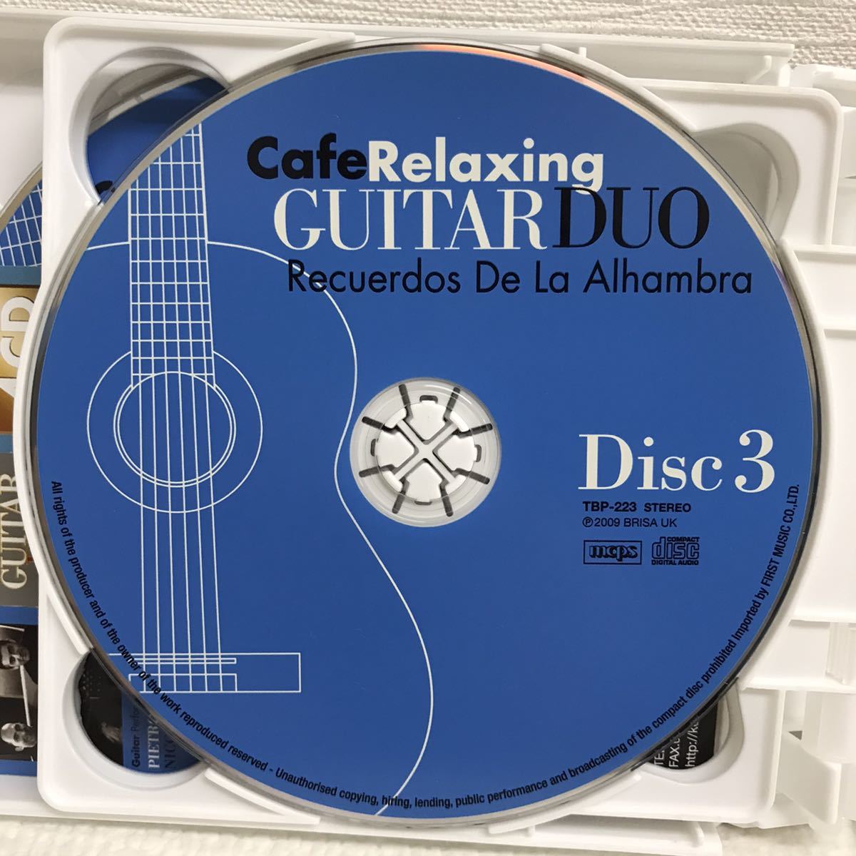 I1211A6 Cafe Relaxing GUITAR DUO CD 4枚組 癒しのギター・デュオ アコースティック / ピエトロファンティ ニコラスパジアリ/ _画像8