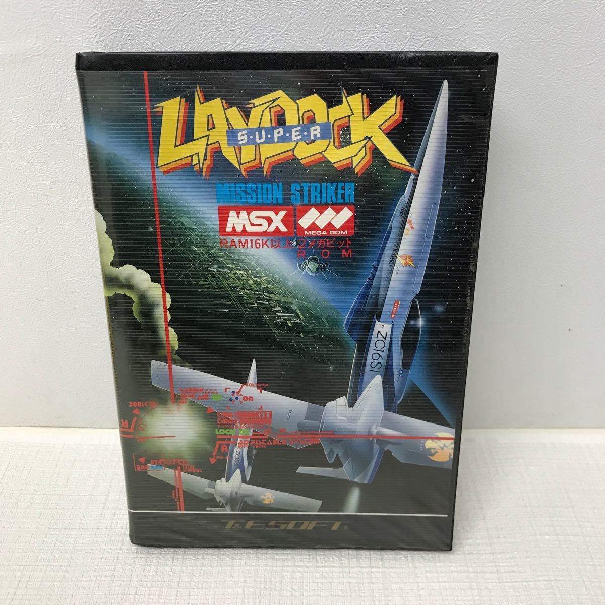 I1213H3 スーパー レイドック SUPER LAYDOCK MISSION STRIKER ミッションストライカー パソコンゲーム ゲーム MSX T&E SOFT_画像1