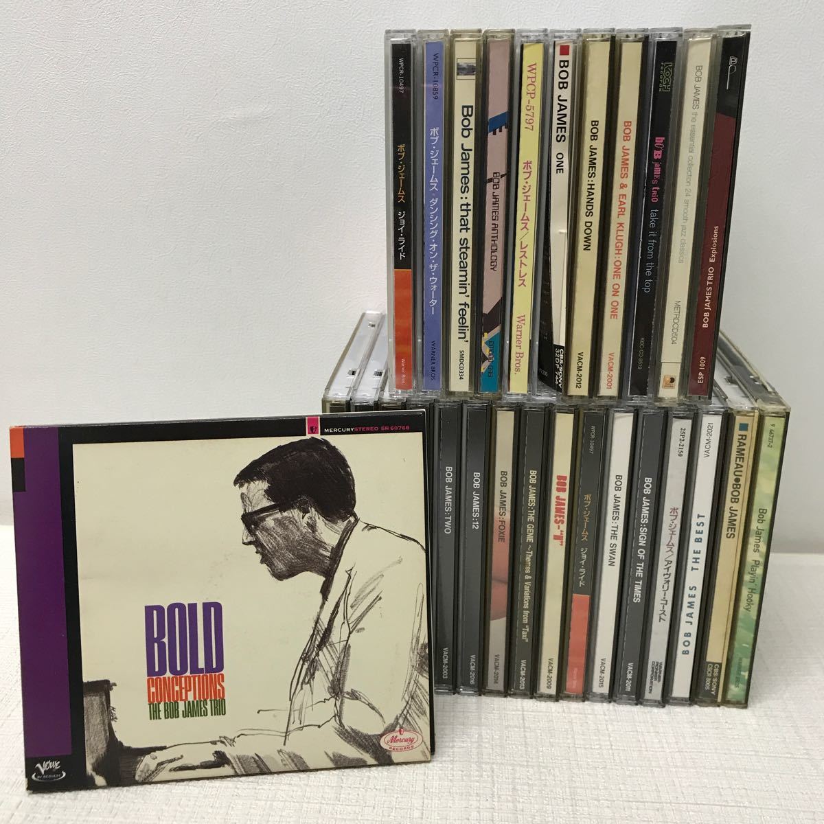 I1214F3 まとめ★ボブ・ジェームス BOB JAMES CD 28巻セット 音楽 ジャズ フュージョン / joy ride / HANDS DOWN / One / BJ4 他_画像1