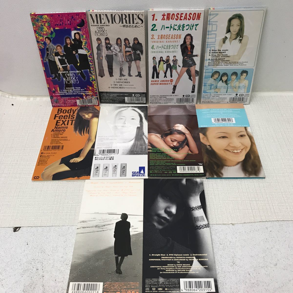 I1216L3 まとめ★安室奈美恵 with スーパーモンキーズ 8cm CD シングルCD 音楽 邦楽 / CAN YOU CELEBRATE? / TRY ME / 太陽のシーズン 他_画像2