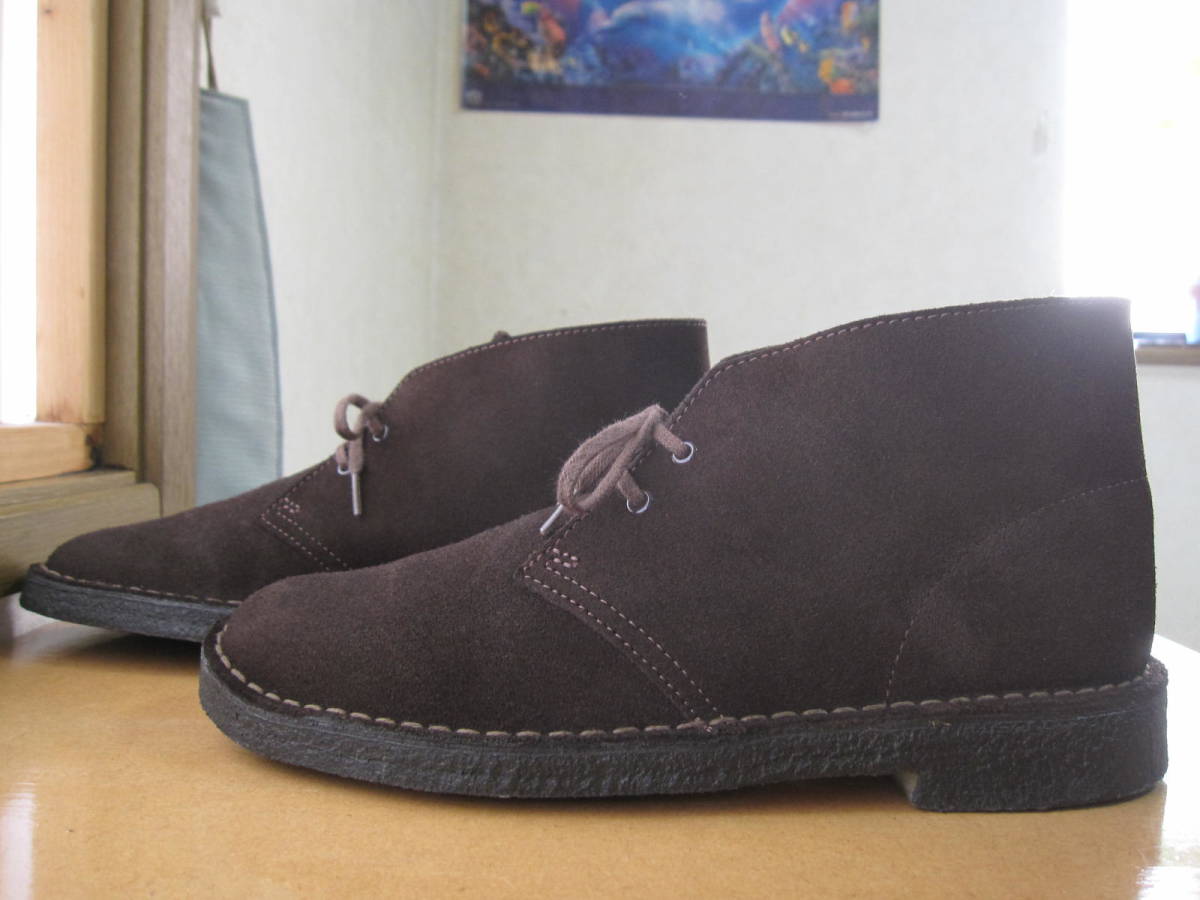クラークス　デザートブーツ 　ブラウン　ＵＫ７　US８　EUR41　チャッカブーツ　25.5−26cm程度　革靴_画像3