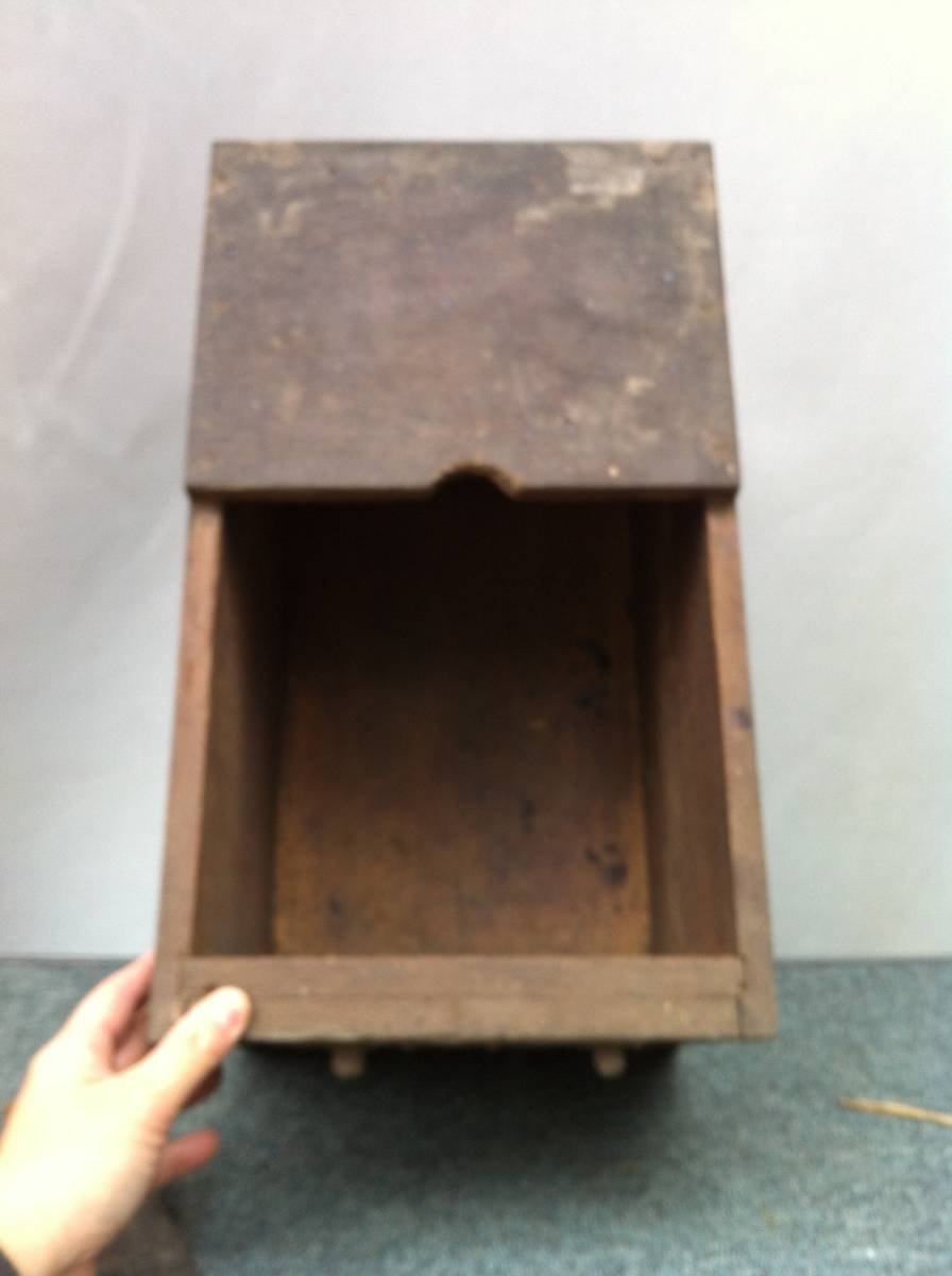 古い木製 道具箱 工具箱 39×23×高さ23.5㎝_画像5