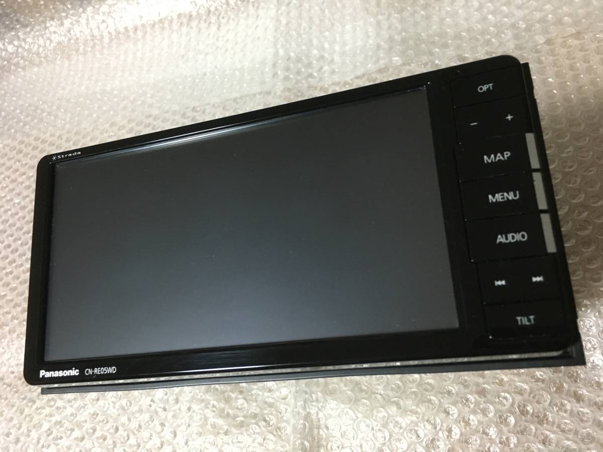 ★2019年度地図★ストラーダ CN-RE05WD★Panasonic純正 新品アンテナ付 Bluetooth DVD再生 CD録音 SD フルセグ ハンズフリー_画像4