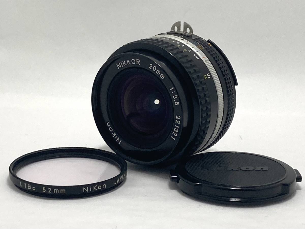 ★☆極上の美品★ レンズ MF マニュアル フォーカス 一眼 カメラ ニコン Nikon Ai-s Nikkor 20mm F3.5 #251205_画像2