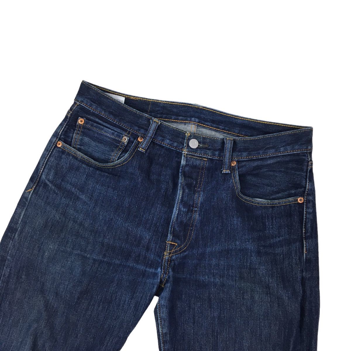 ND160 Levi's リーバイス デニムパンツ ロングパンツ 長ズボン ボトムス ジーンズ ジーパン Gパン ネイビー系 メンズ W31 L32_画像2