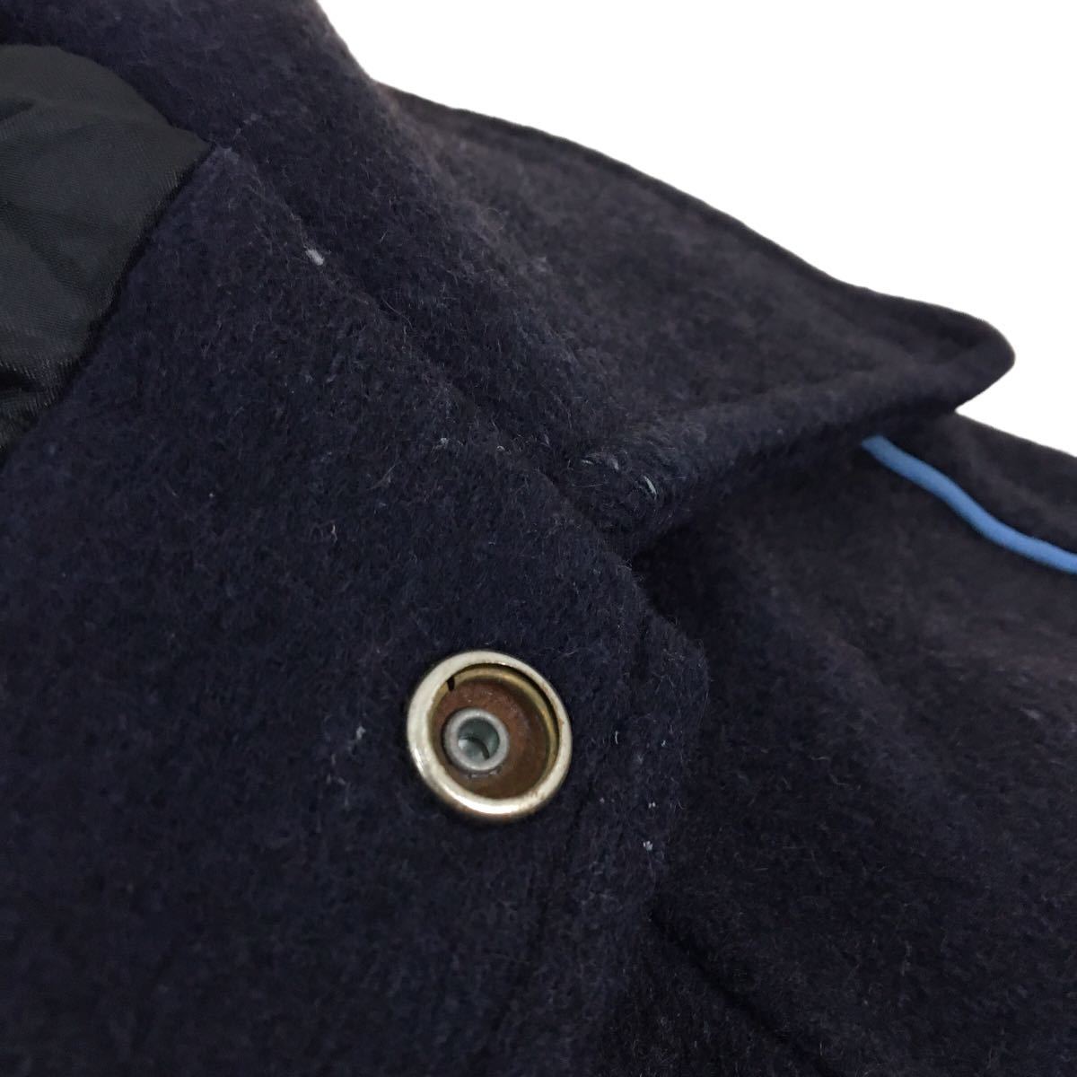 ND160 EMPIRE エンパイア スナップボタン スタジャン スタジアムジャンパー ブルゾン ジャケット 上着 羽織り トップス 紺系 メンズ M_画像5