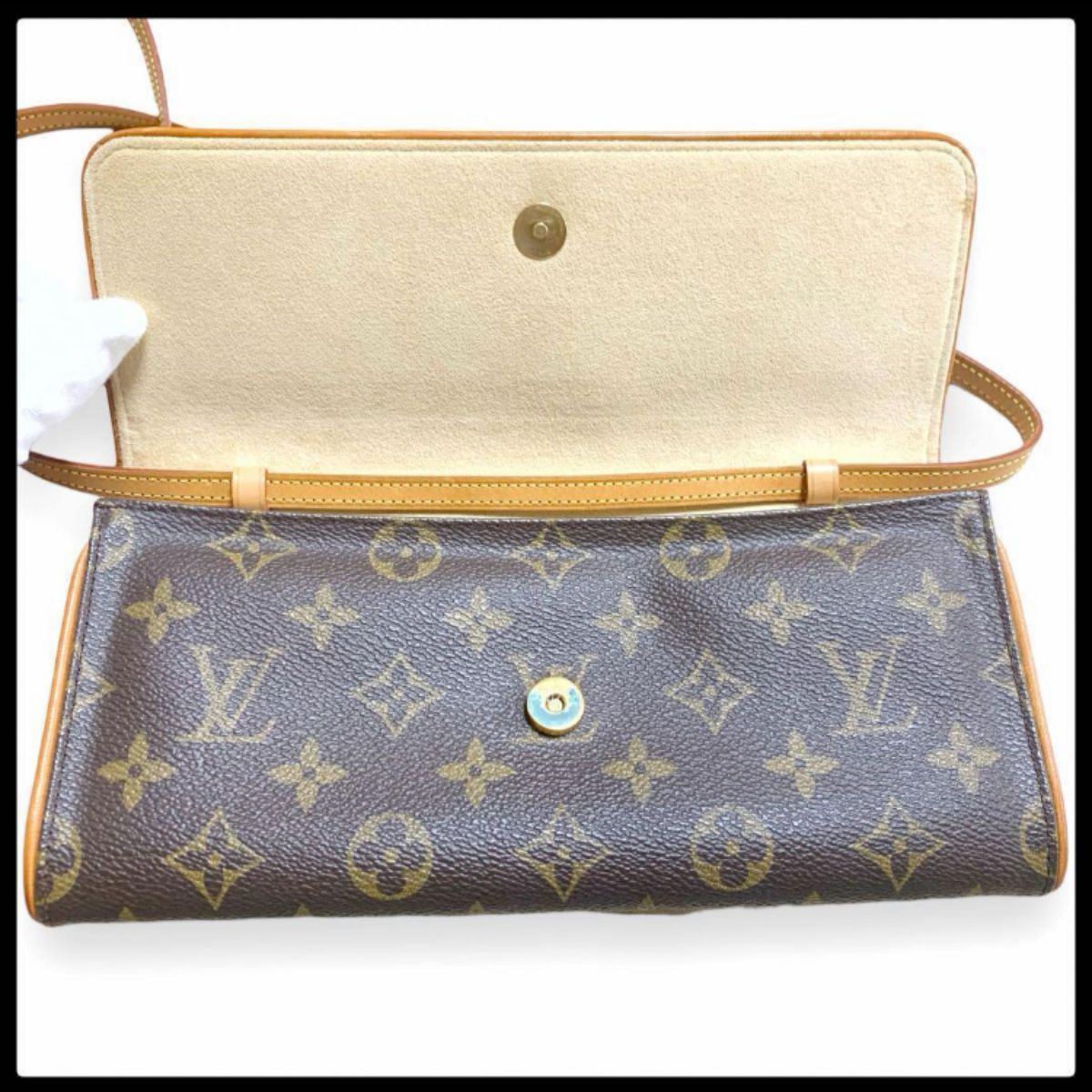 【超美品】【レア】ルイヴィトン M51852 ポシェットツインGM ショルダーバッグ　 LOUIS VUITTON  モノグラム　