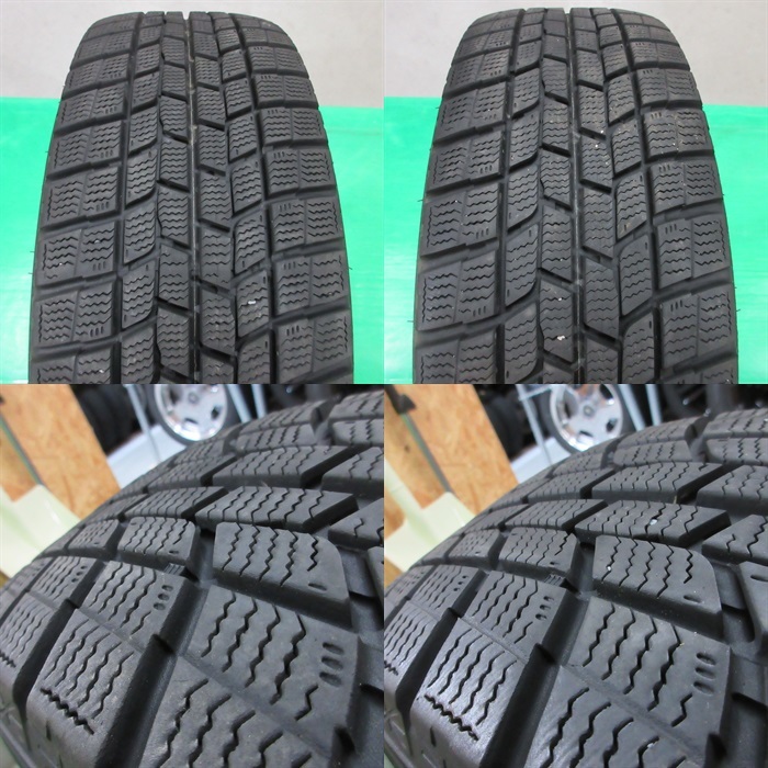 ヴォクシー 205/60R16 冬用バリ山スタッドレス 80%-85%山 グッドイヤー ICENAVI6 4本 5穴PCD114.3 6J +50 ノア トヨタ専用アルミ 中古新潟_画像10