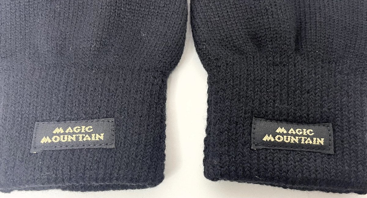【 неиспользуемый 】MAGIC MOUNTAIN ...　 перчатки ... мешок 　 черный 　M размер  