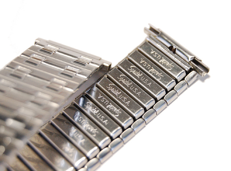 【Speidel】Made in USA メンズウォッチ伸縮バンド　腕時計ベルト　エクスパンションブレス　ステンレススチール　ビンテージ　MB416_画像2