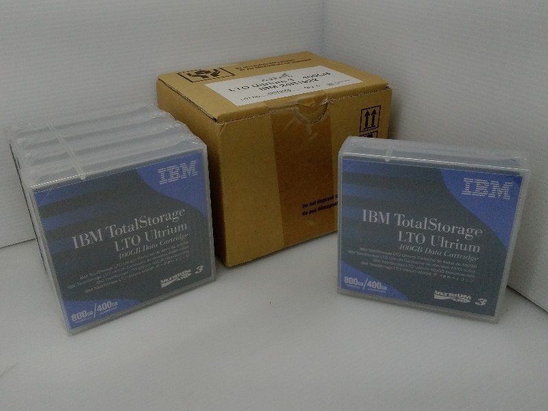 2 未使用品 IBM データカートリッジ 5個 まとめて LTO Ultrium-3 400GB 800GB 24R1922 Total Storage データ カートリッジ_画像1