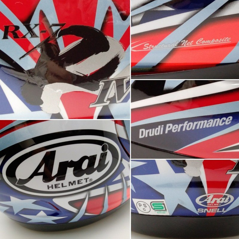ジャンク Arai アライ コーリン エドワーズ モデル ヘルメット ジャンク Arai アライ コーリン エドワーズ モデル ヘルメット