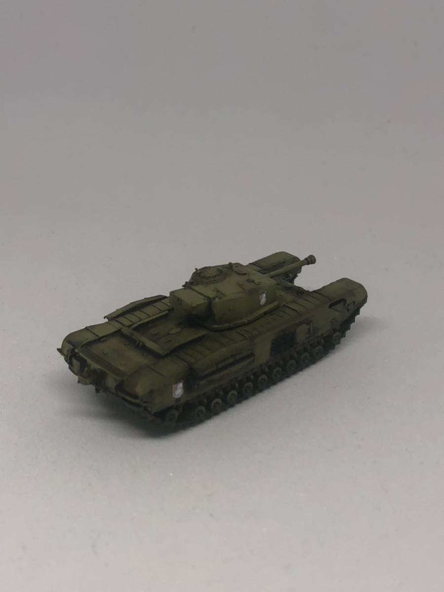 1/144レジンキット　未塗装 WWⅡ イギリス軍　歩兵戦車　チャーチル　Mk.Ⅶ 車体(砲塔別売)ワールドタンクミュージアム【同梱可能】230630_画像8