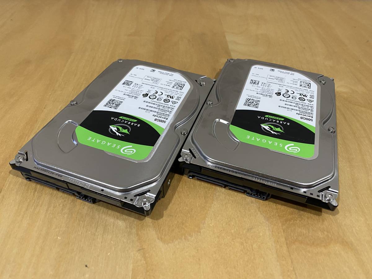 SEAGATE Barracuda ST500DM009 500GB HDD 3.5inch 2個セット_画像4