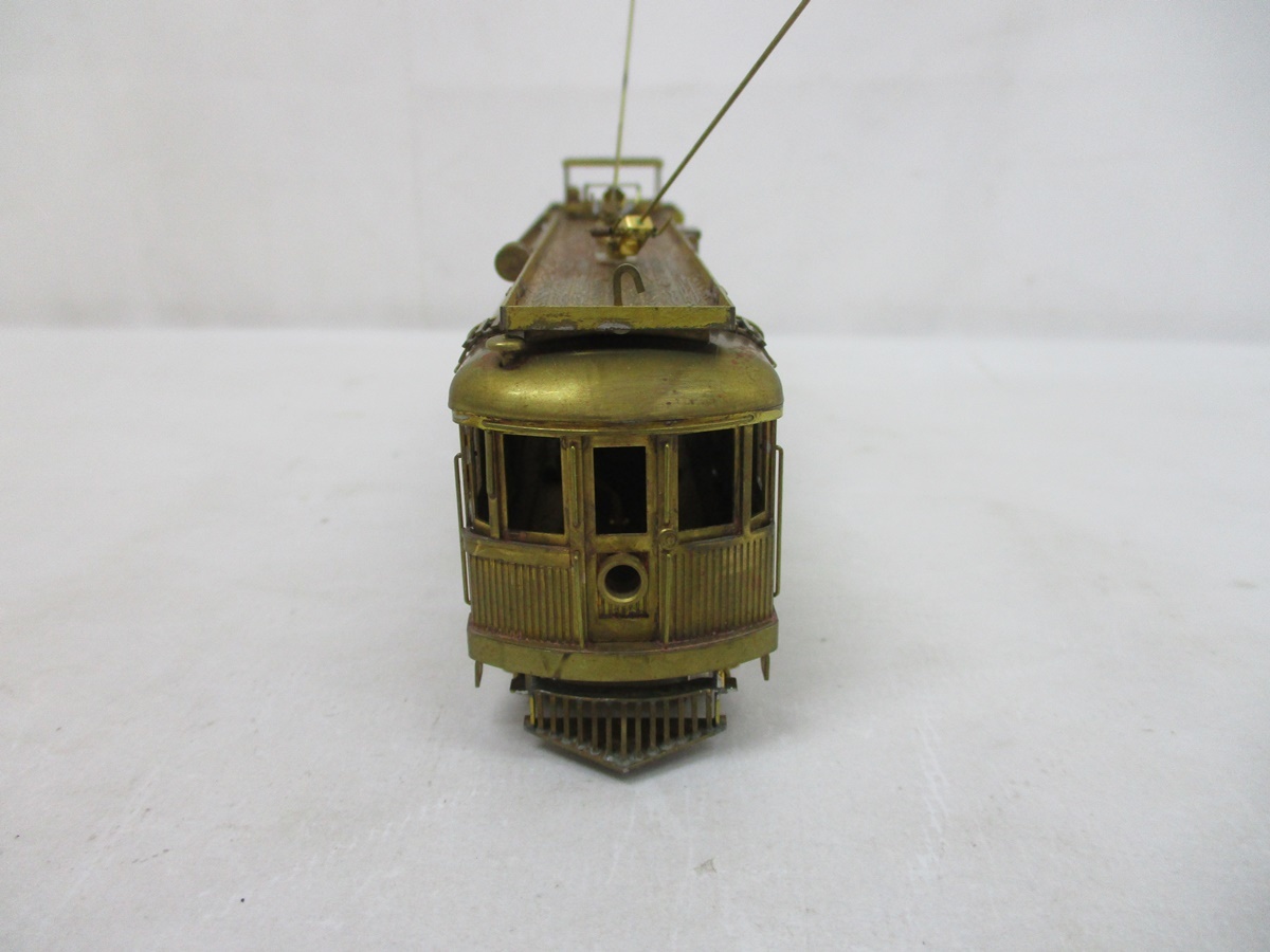 5883Y HOゲージ Pacific Electric Wood Tower Car. パシフィックエレクトリック #00157 Orion Model Japan 真鍮 パシフィック電鉄 鉄道車両_画像6