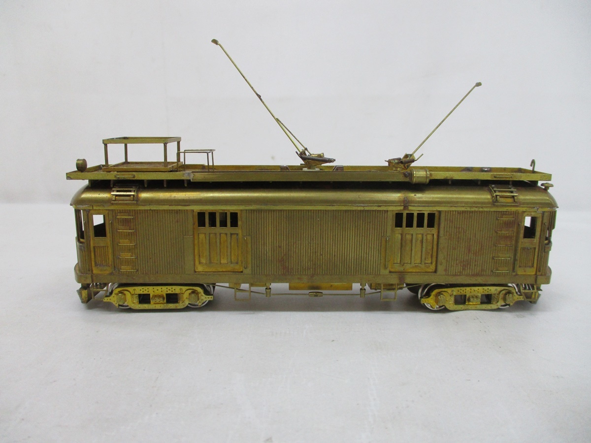 5883Y HOゲージ Pacific Electric Wood Tower Car. パシフィックエレクトリック #00157 Orion Model Japan 真鍮 パシフィック電鉄 鉄道車両_画像7