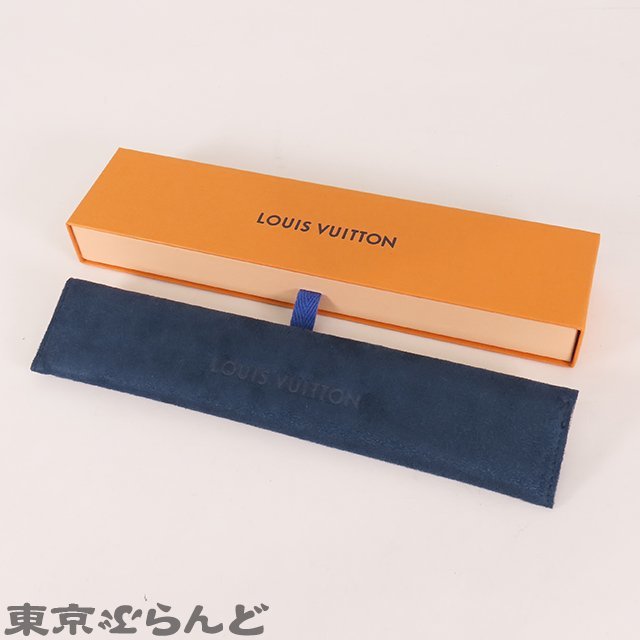 101695148 ルイヴィトン LOUIS VUITTON タンブール アリゲーター ストラップ M R17064 ネイビー クロコ 腕時計ベルト レディース 現行品の画像9