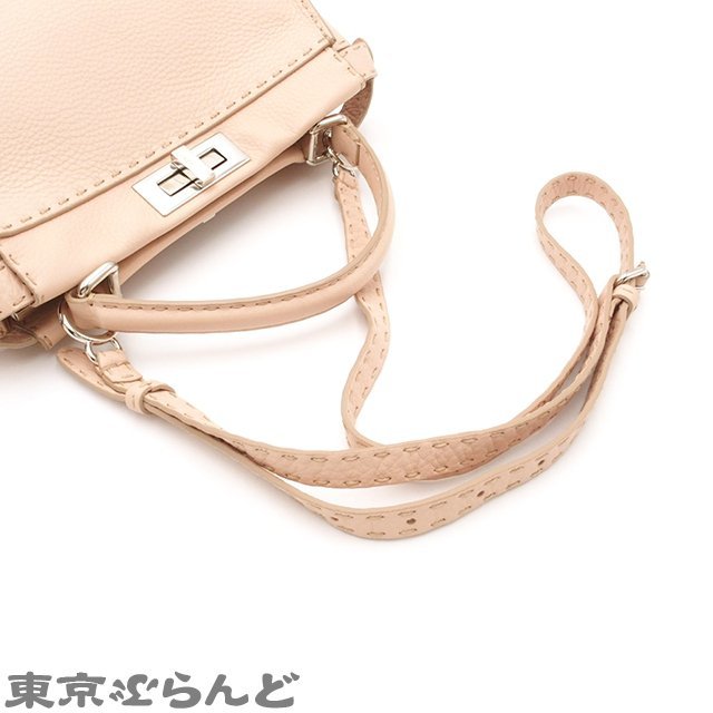 101688134 フェンディ FENDI セレリア ピーカブー 2way 8BN226 ピンク レザー ショルダーバッグ レディース A_画像4