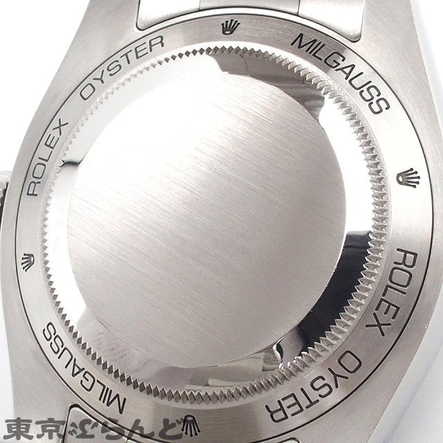 101687180 ロレックス ROLEX ミルガウス トロピカルマンゴー 116400 ランダム番 保付き 白 SS 時計 メンズ AT M番 オイスターブレス 仕上済の画像4