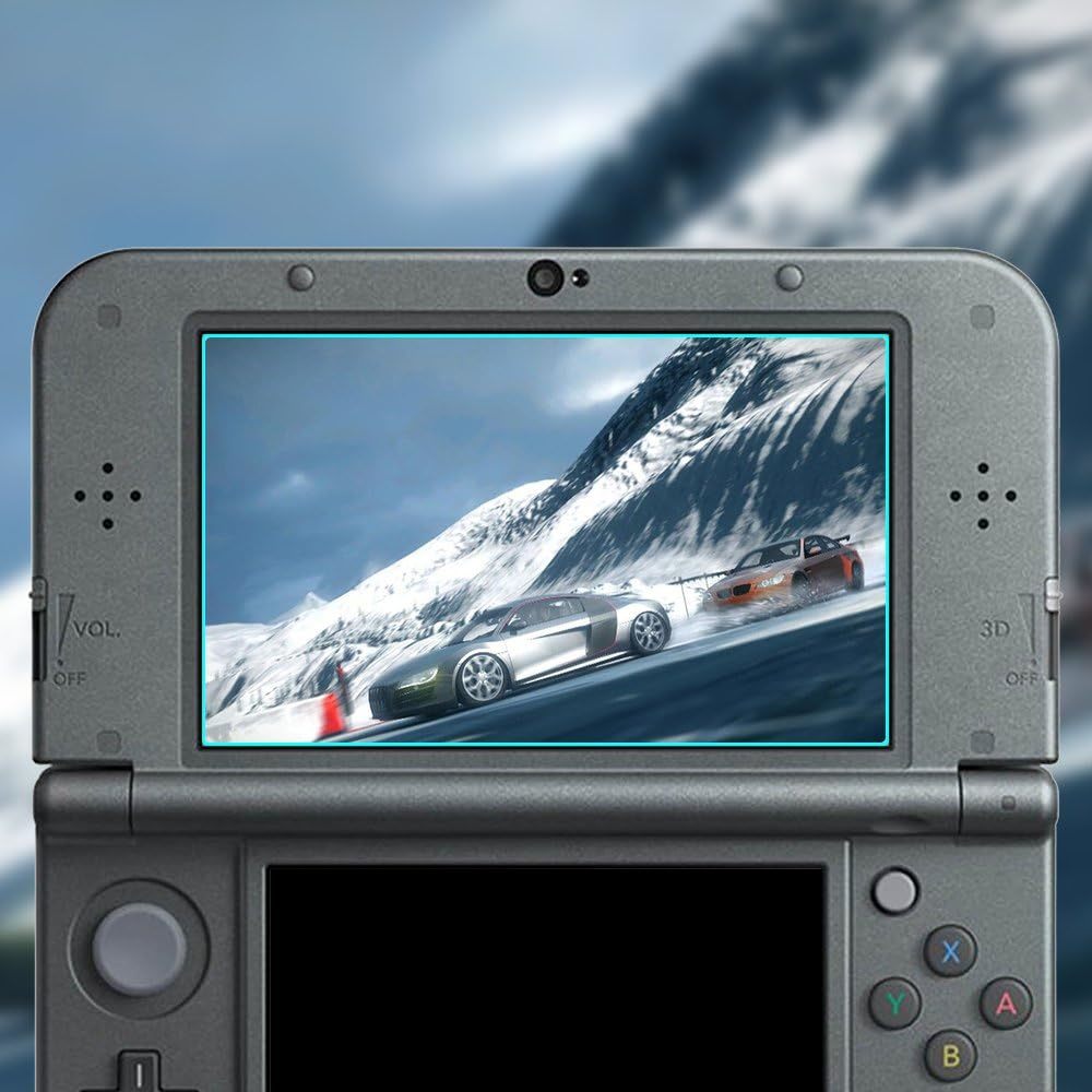 Nintendo NEW 3DS LL 用 保護ケース + ハードケース + 2枚 3DSLL ガラスフィルム AFUNTA 収納_画像9