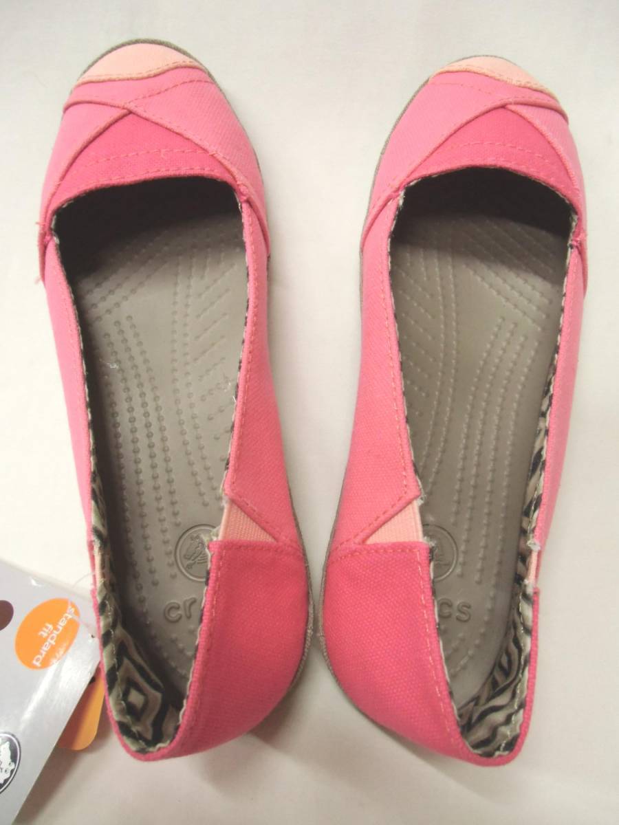  new goods Crocs crocs pumps sneakers Anne Jeury nANGELINE FLAT lady's sandals W5 21.