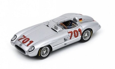 レーシングカー Spark 1/43 Mercedes-Benz 300 SLR Daimler Benz AG Mille Miglia'55 #701 Karl.Kling