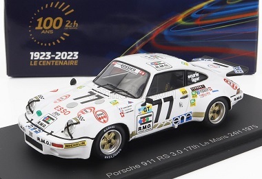 レーシングカー Spark 1/43 Porsche 911 Carrera RS 3.0 Esso Le Mans'75 #77 17th Thierry Sabine, Philippe Dagoreau / Jean-Pierre Aeschlimann - レーシングカー レーシングカー Spark 1/43 Porsche 911 Carrera RS 3.0 Esso Le Mans'75 #77 17th Thierry Sabine, Philippe Dagoreau / Jean-Pierre Aeschlimann - レーシングカー