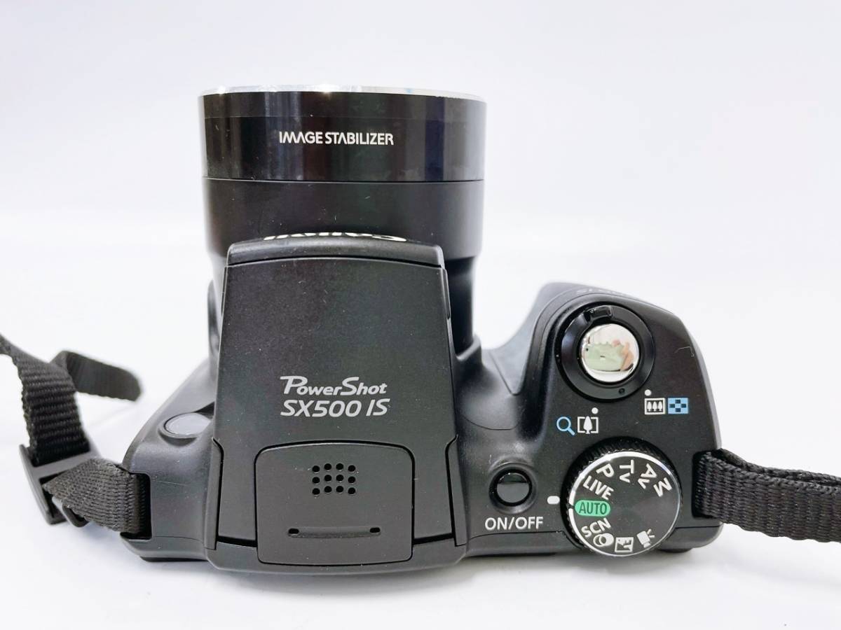 現状品 キャノン Canon パワーショット デジタルカメラ SX500IS 元箱付き コンパクトデジタルカメラ バッテリー付き デジカメ_画像7