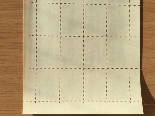 近代洋風建築シリーズ 第1集 大浦天主堂 1シート(20面) 切手 未使用 1981年_画像7