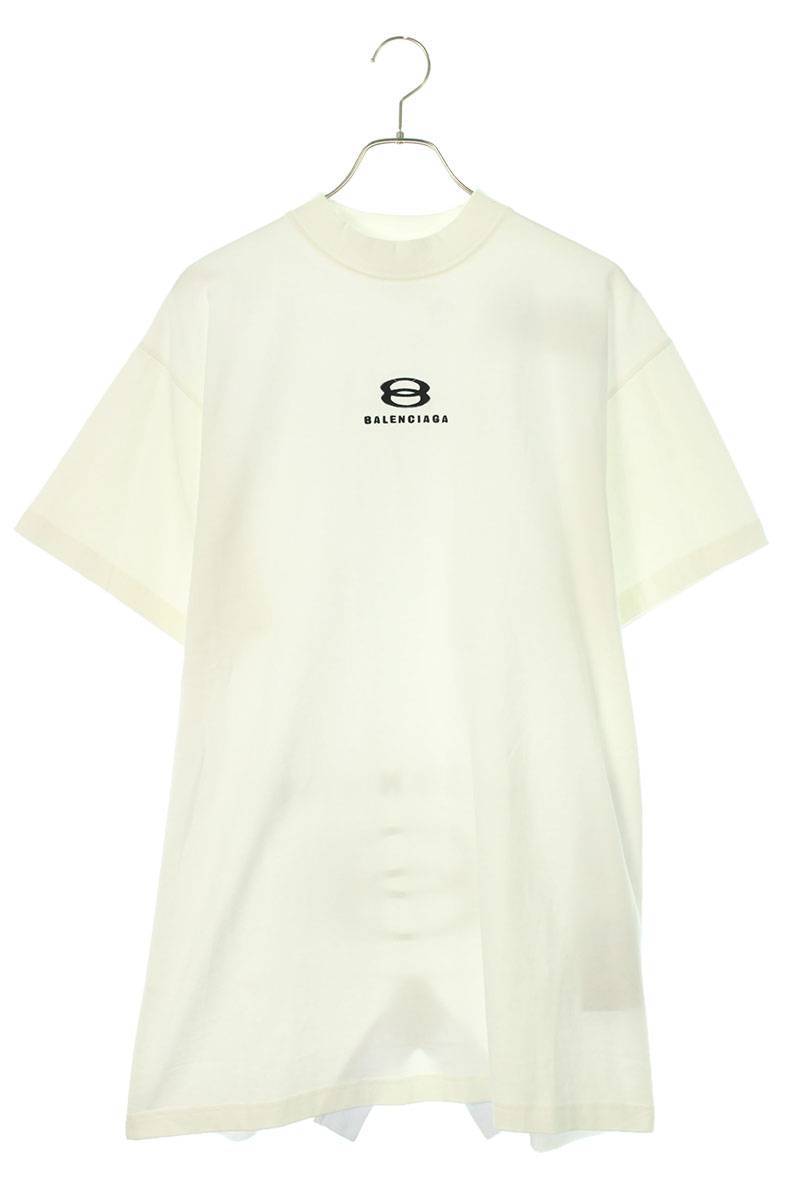 バレンシアガ BALENCIAGA 768068 TPVG9 サイズ:1 バック切り替えスポーティTシャツ 新古品 SB01