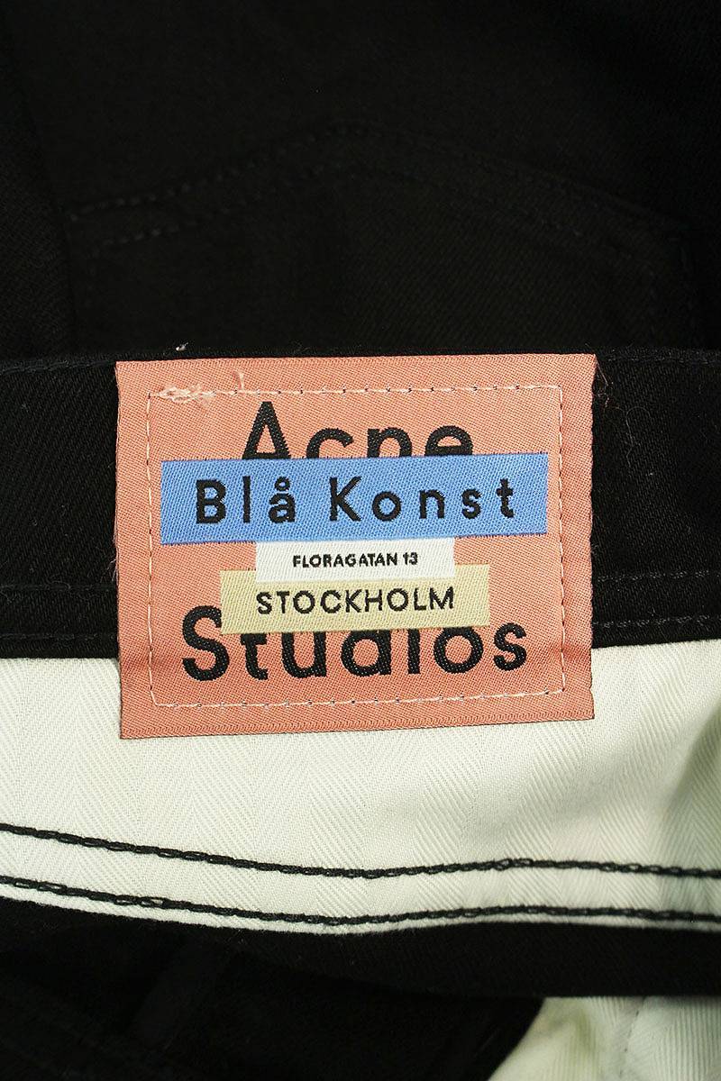 アクネストゥディオズブロコンスト Acne Studios Bla Konst Melk Stay Black サイズ:24インチ スキニーデニムパンツ 中古 BS99_画像3