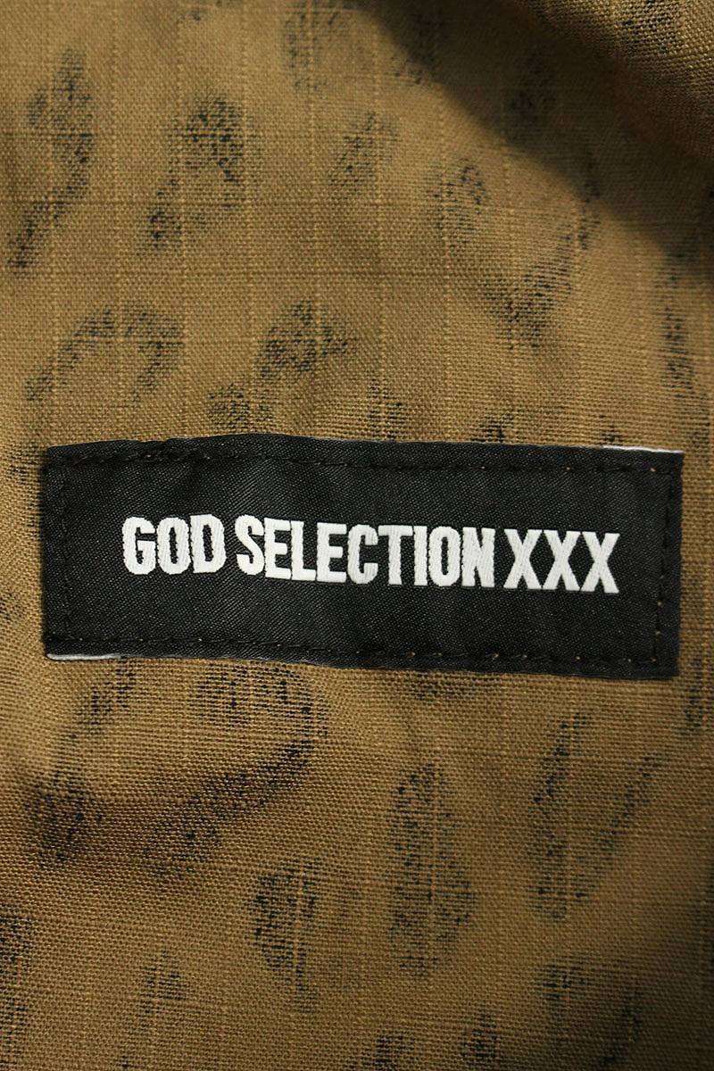 ゴッドセレクショントリプルエックス GOD SELECTION XXX サイズ:XL レオパード総柄コットンイージーハーフパンツ 中古 BS99の画像3