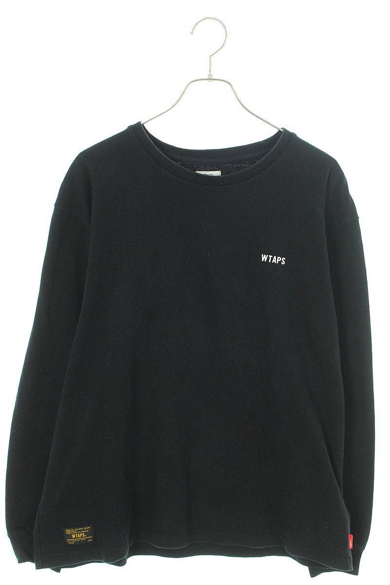 ダブルタップス WTAPS 17SS DESIGN LS GPS TEE 171ATDT-CSM06 サイズ:M バックロゴプリント長袖カットソー 中古 BS99