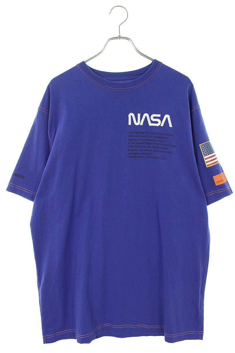 ヘロンプレストン HERON PRESTON HMAA001F18632052 サイズ:M NASA刺繍Tシャツ 中古 BS99_画像1