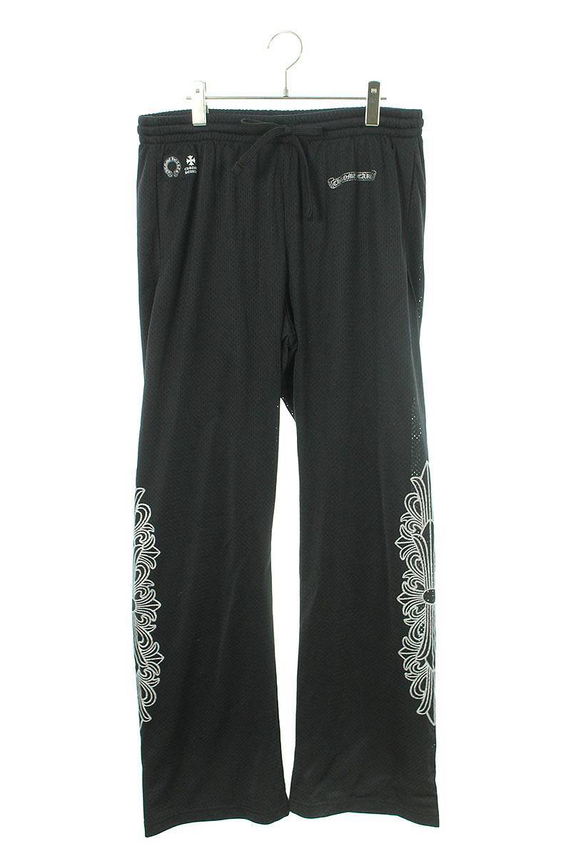 クロムハーツ Chrome Hearts MESH VARSITY PANTS CH サイズ:XL メッシュプリントロングパンツ 新古品 GZ11