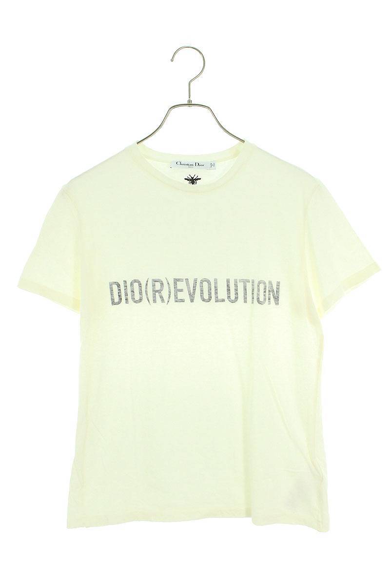 クリスチャンディオール Christian Dior 8E23503TB428 サイズ:S DIO(R)EVOLUTIONプリントTシャツ 中古 BS99
