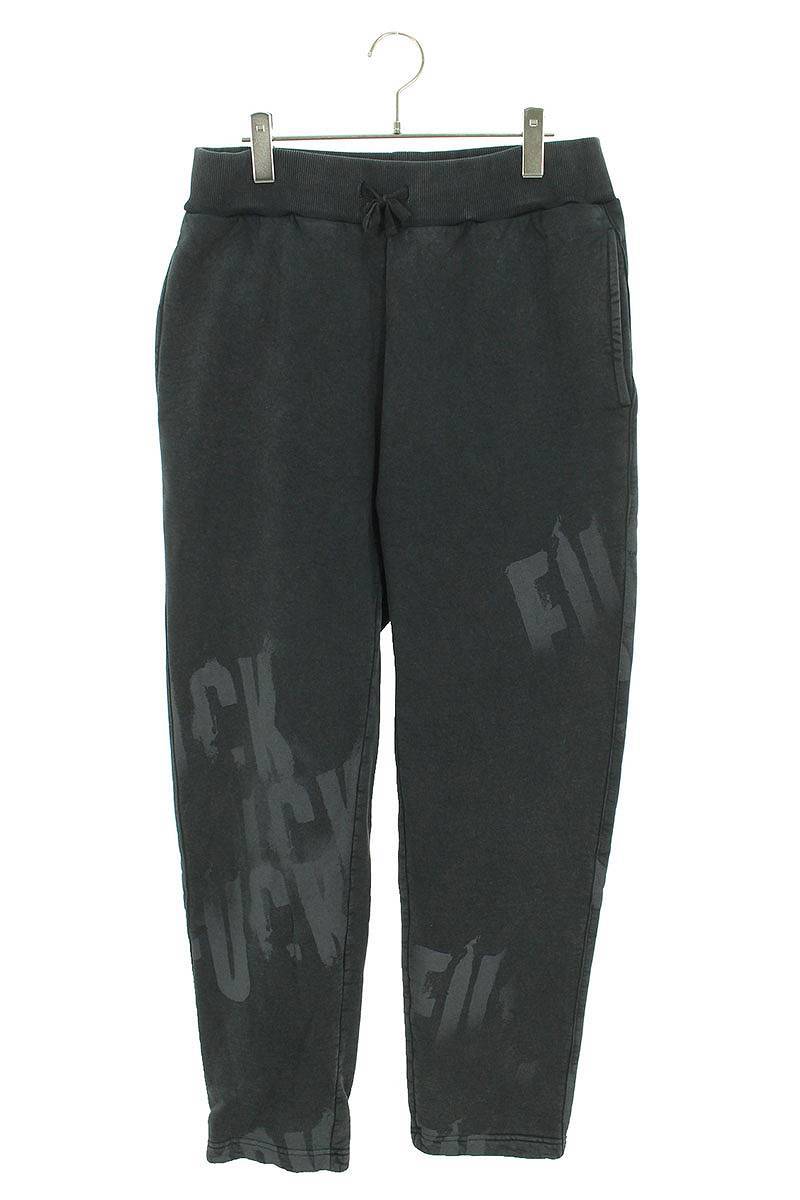 アリクス ALYX COTTON GRAPHIC SWEATPANTS サイズ:L グラフィックプリントスウェットロングパンツ 中古 BS99