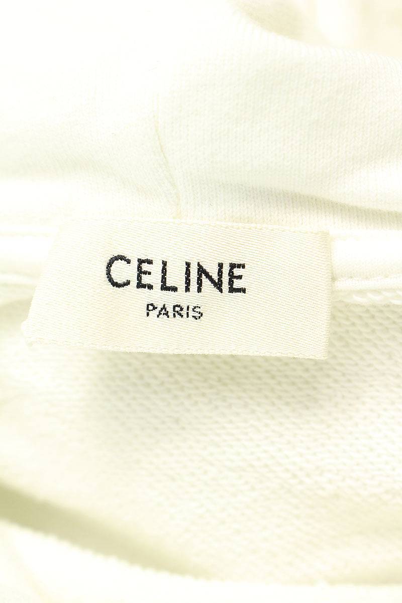 セリーヌバイエディスリマン CELINE by Hedi Slimane 21AW 2Y479052H サイズ:M ロゴスタッズプルオーバーパーカー 中古 SS13_画像3